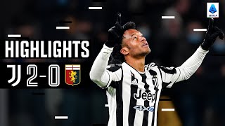 Juventus 20 Genoa  Cuadrado Scores Stunner Directly From Corner  Serie A Highlights [upl. by Suidaht]