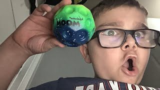 Testing out the moon ball highly recommend buying this toy the toy link is in the description [upl. by Innor322]