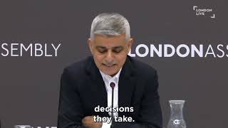 Sadiq Khan asked if he would support independent inquiry into Chris Kaba case [upl. by Lisab]