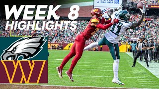 Eagles vs Commanders  2023 Week 8 Highlights [upl. by Emmerie]