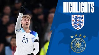 England U21 31 Germany U21  Balogun Gallagher amp Palmer See Off Germany  Highlights [upl. by Arten]