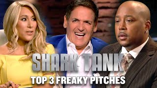 Shark Tank US  Top 3 Times The Sharks Were Freaked Out [upl. by Aynuat]