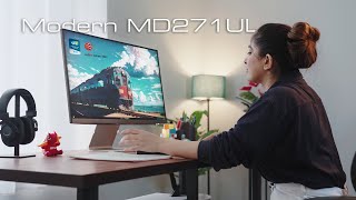 Modern MD271UL  Elegantly Crafted for Productivity amp Content Creation  MSI India [upl. by Roxane]