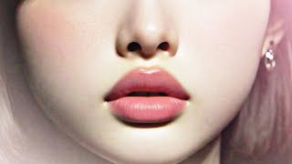 ❍ heart shaped plump lips upper lip lift ၄ᡣ𐭩 [upl. by Anaiviv]