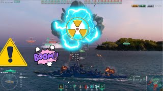 Warships 🏴‍☠️  Bayard the Only T8 in the match wows gaming [upl. by Pulsifer85]