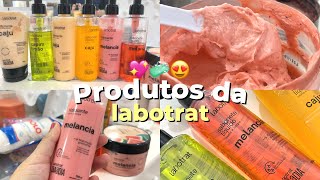 MEUS PRODUTOS DA LABOTRAT 💖🧴🧼 [upl. by Yajet]