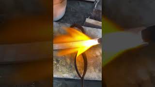 Wow heres how to make a popular silver bracelet 🔥🔨 gold viral video silver jewellry jewelr [upl. by Eerak539]