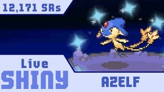 Live Shiny Azelf after 12171 SRs • Pokemon Diamond [upl. by Delahk651]