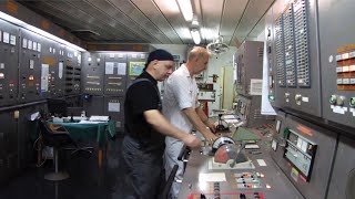 Engine room tour on cargo ship [upl. by Rama175]