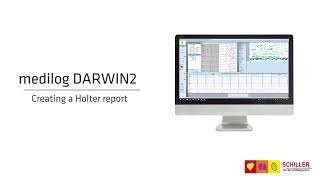 Creating a Holter Report Using Medilog DARWIN 2 holter [upl. by Llesirg]