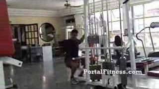 Ejercicio de Musculación Dorsales en Polea [upl. by Rihaz]