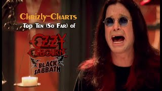 TOP TEN The Best Songs Of Ozzy Osbourne amp Black Sabbath RETRO [upl. by Etterb]