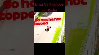 Kimi Räikkönen angry Radio drama shorts f12023 kimiräikkönen f12021 [upl. by Enamart]