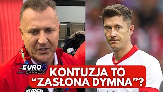 PREZES PZPN ODPOWIADA WS LEWANDOWSKIEGO TO ZASŁONA DYMNA  EURO EXPRESS [upl. by Elik]