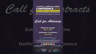 AJA Conference 2024 Call for Abstracts integrativemedicine conference presentation submission [upl. by Cummings]