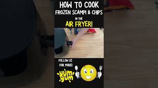 Air Fryer Frozen Scampi And Chips shorts [upl. by Adner]