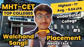 Walchand Sangli  COEP VJTI SPIT PICT ❌  MHTCET College Review  JEE Mains 2024 Updates [upl. by Geier]