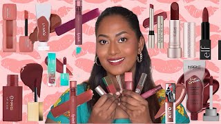 HUGE HAUL  Lipstick Lip Gloss Liquid Lipstick Lip Oil Lip Tints ✨ Lot of New Launches ✨ [upl. by Odele]