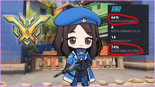 POV you are the highest accuracy Ana in Overwatch 2 [upl. by Dick460]