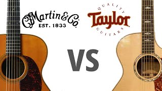 Martin X Series vs Taylor 110e Which worths the money [upl. by Ecnerolf]