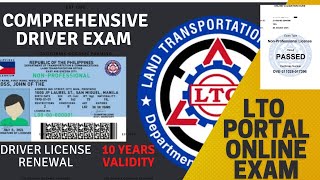 LTO ONLINE EXAM  DRIVER LICENSE RENEWAL  10 YEARS VALIDITY [upl. by Aimat]