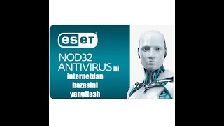 Nod 32 antiviruani bazsini internetdan yangilash ikkilamchi serverdan [upl. by Enimisaj]