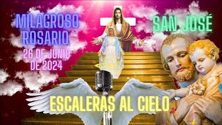 🙏😇Poderoso Rosario a San José 😇🙏 Miércoles 26 de Junio de 2024 [upl. by Matias]