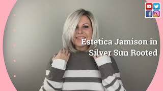 Estetica Jamison Wig in Silver Sun RT8 [upl. by Leeke]