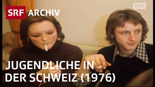 Treffpunkt Jugendcafé 1976  Jugendszenen in der Schweiz  SRF Archiv [upl. by Adeirf]