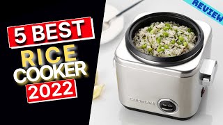 Best Compact Rice Cooker of 2022  The 5 Best Rice Cookers Review [upl. by Nelaf]