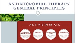 General Principles of Antimicrobial Agents Antibiotics Pharmacology [upl. by Sharl]