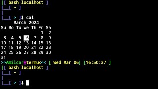 Como mostrar Resumen de sistema Calendario y borrar historial en Termux [upl. by Daj]