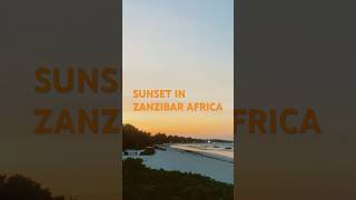 Beautiful Sunset Over Ocean in Zanzibar Africa travel ocean nature sunset trending shorts [upl. by Naiva]