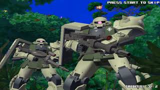 Play Gundam Spirit Of Zeon Banpresto Taito Arcade PC [upl. by Lenoj]