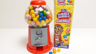 Gumball Machine Dubble Bubble Gum  Gum Machine ガムボールマシーン [upl. by Assena298]