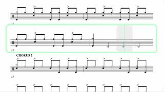 NO DOUBT ● Spiderwebs  Isolated Drums  SCORE [upl. by Conan510]