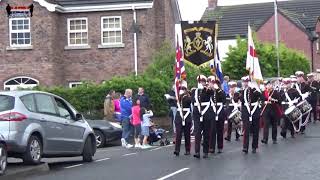 Pride of Ballinran Flute Band  Hamiltonsbawn Silver Band Parade 2023 [upl. by Sternlight]