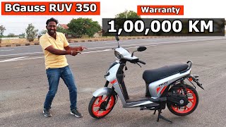 BGauss RUV 350 Ride Review in Tamil  Range  Top Speed  Features  Motor and Battery  RUV 350 [upl. by Rojam122]