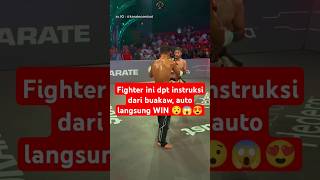 Dpt arahan dri legend muaythai auto lngsung menang 😍😱😯 boxing muaythai fight mma [upl. by Raven845]