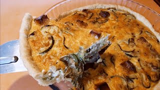 Quiche Tarte à la courgetteتارت كيش الكوسة [upl. by Hannahoj]