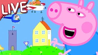 🔴 Giant Peppa Pig and George Pig LIVE FULL EPISODES 24 Hour Livestream [upl. by Bradman]