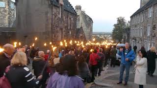 Bloody Scotland Torchlight Procession Stirling 4K [upl. by Anabelle]