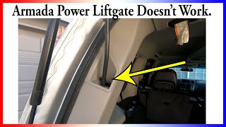 Armada Power Liftgate  Hatch does not Power Open or Close [upl. by Yi]