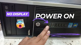 Hp Compaq 6200 Tower Power On But No Display Solution  Hp Tower Pc No Display  DisassemblyampRepair [upl. by Aynat]