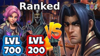 Destroying Lvl 700 Maeve amp Lvl 200 Vatu  Yomi ZHIN Paladins Ranked [upl. by Hpeseoj919]