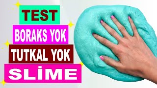 EVDE KOLAY SLIME NASIL YAPILIR  TUTKALSIZ  BORAKSSIZ  SLAYM  SİLİME  OYUNCAK HEDİYE TV [upl. by Piselli965]