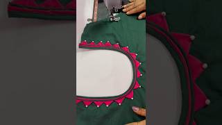 Back Side Neck Easy Design fashion design foryou kurtidesign new cuttingskills shorts diy [upl. by Sivel]