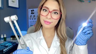 ASMR The MOST Detailed Cranial Nerve Exam YOUVE SEEN Doctor Roleplay Ear Eye Exam Hearing Test [upl. by Eniamrahc]