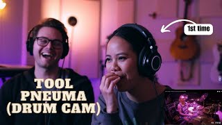 Her FIRST TIME Seeing Danny Careys Drum Cam for quotPneumaquot [upl. by Aldric]