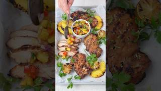 How to Make Jerk Chicken With Pineapple Salsa [upl. by Atteuqram]